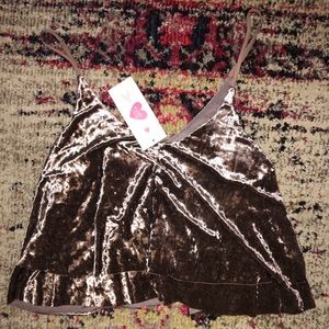 NWT buddy love suede tank